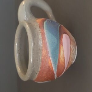 Studio Art Pottery Hand Thrown Cup Signed SP